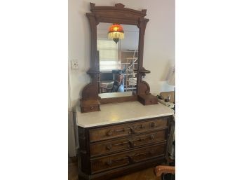 Antique Dresser Marble Top