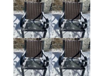 SIX Outdoor Chairs Includes 2 Swivel