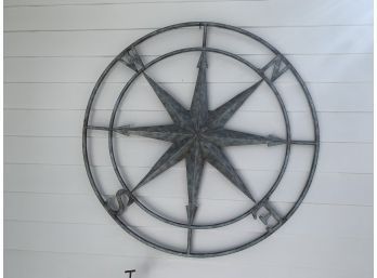 Metal Compass Decor