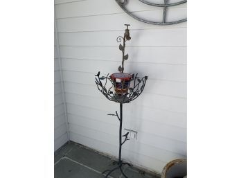 Metal Faucet Plant Stand