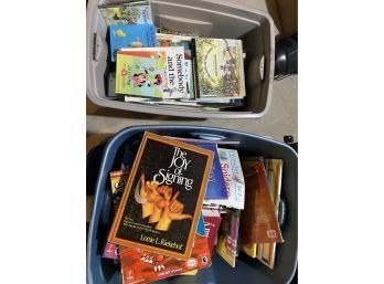 2 Bins Of Childrens Books