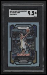 2023-24 Panini Prizm Monopoly #28 Stephen Curry Silver SGC 9.5