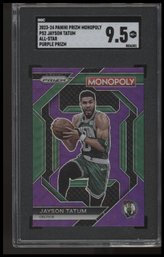 2023-24 Panini Prizm Monopoly #PS2 Jayson Tatum All-Star Purple SGC 9.5