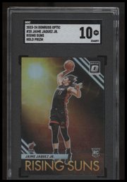 2023-24 Donruss Optic #20 Jaime Jaquez Jr. Rising Suns Holo SGC 10