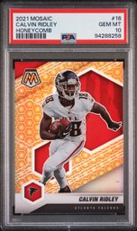 2021 Panini Mosaic #16 Calvin Ridley Honeycomb SHORT PRINT PSA 10