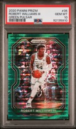 2020 Panini Prizm #35 Robert Williams Iii Green Pulsar PSA 10