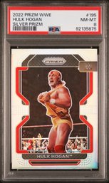 2022 Panini Prizm Wwe #195 Hulk Hogan Silver Prizm PSA 8