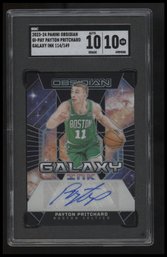 2023-24 Panini Obsidian #GI-PAY #/149 Payton Pritchard Galaxy Ink SGC 10