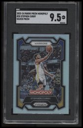 2023-24 Panini Prizm Monopoly #28 Stephen Curry Silver SGC 9.5