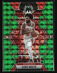 2022-23 Panini Mosaic #64 Coby White Green Ice