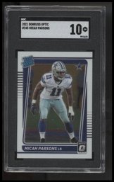 2021 Donruss Optic #245 Micah Parsons ROOKIE SGC 10