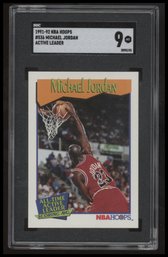 1991-92 Hoops #536 Michael Jordan SGC 9