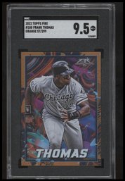 2022 Topps Fire #188 Frank Thomas Flame SGC 9.5