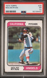 1974 Topps #20 Nolan Ryan PSA 1.5