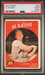 1959 Topps #360 Al Kaline PSA 2