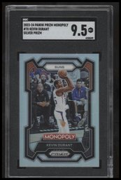 2023-24 Panini Prizm Monopoly #70 Kevin Durant Purple SGC 9.5