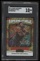 2023-24 Panini Contenders #22 Donovan Mitchell Supernatural SGC 10