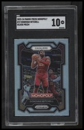 2023-24 Panini Prizm Monopoly #19 Donovan Mitchell Silver SGC 10