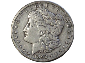 $1 1892-CC CARSON CITY MORGAN