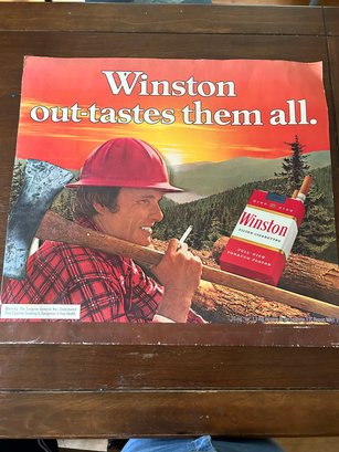 Lot 70 Winston Out Tastes Them All Litho 25x27