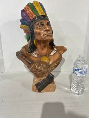 Lot 35 Ceramic Native American Statute