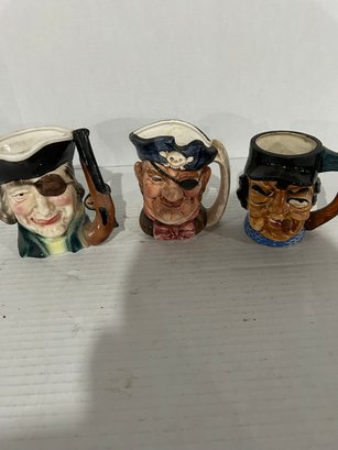Lot 67-3 Pirate Mugs