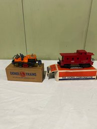 Lot 1 Lionel Caboose # 6257-50 And Lionel Gang Car # 50