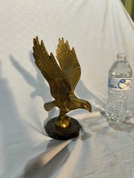 Brass Eagle On Marble Base