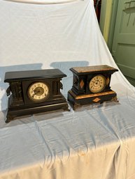 Pair Of Mantle Clocks