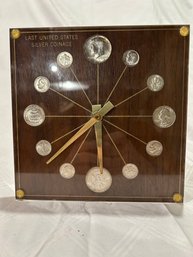 Last United States Silver Coinage Clock