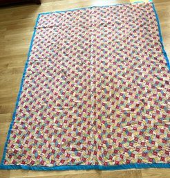 Vintage Printed Panel Quilt 6.7 3/4'x 5. 5 1/8'