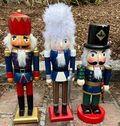 Set Of 3 Christmas Nutcraker