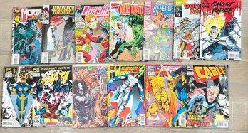 1990s Multi Contemporary Comic Books Includes Warrior, Cabot, Ghost Rider And More