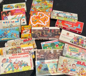 Lot Of Vintage Board Games