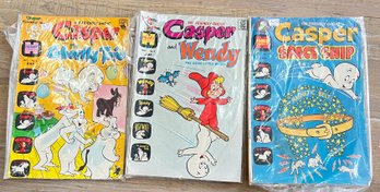 Lot Of 3 Casper The Friendly Ghost Comic Books