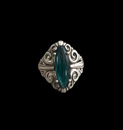Vintage Sterling Silver KABANA Abalone Ring Size 9