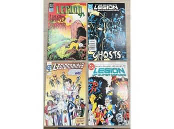 Lot Of 4 1979s And 90s DC Comics Modern Era Legionnaire Comic Books
