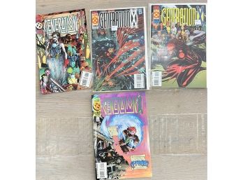 1990s Set Of 4 Generation X Modern Era Comic Books