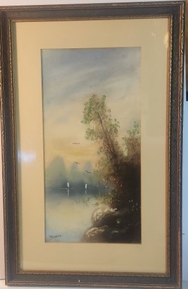Pastel Painting Signed Morse