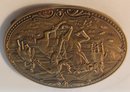 Commemorative Mint Bronze Pony Express Belt Buckle And Key Chain