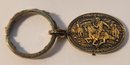 Commemorative Mint Bronze Pony Express Belt Buckle And Key Chain