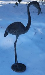 40' Tall Cast Aluminum Flamingo