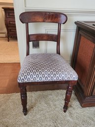 Late Nineteenth Century Walnut Side Chair