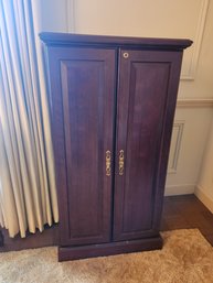 Two Door Video Storage Cabinet