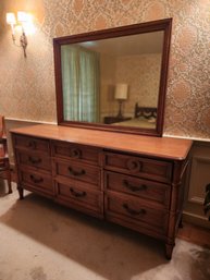 Mid Century Chest Of Drawers With Mirror