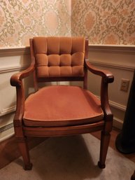 Fine Quality Solid Mahogany Ar. Chair