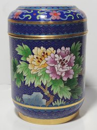 Chinese Cloisonne Enamel Jar