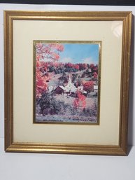 Framed Print Of Vermont Town