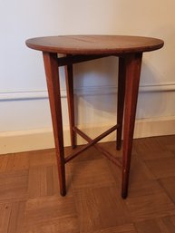 Diminutive Mahogany Folding Tuck A Way Table