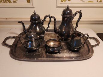 International Silver Company Silver Plated 'georgian Court ' Tea In Coffee Service